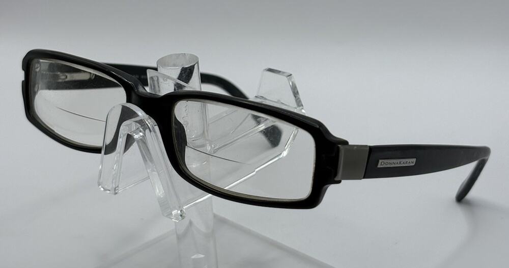 Donna Karan DK1506 3001 Black Eyeglasses Frames 49-16 125 Rectangle